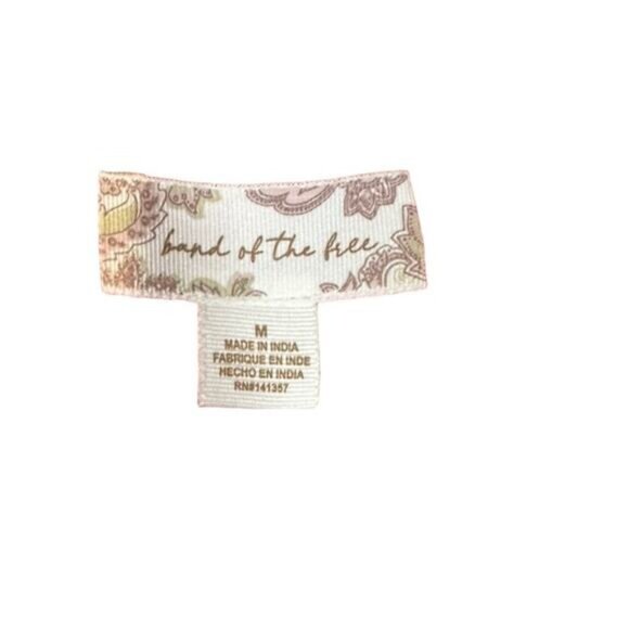 Band of the Free Red The High Priestess Floral Batwing Blouse Women Sz M - Picture 8 of 10